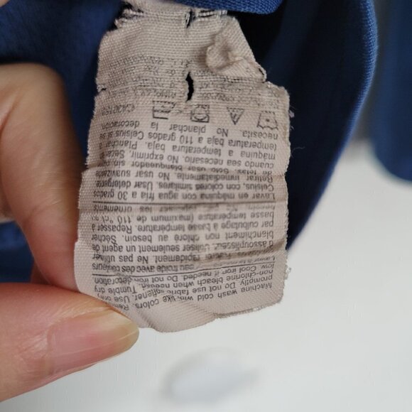 Champion Performance Active Workout Blue Full Zipper Long Sleeve Jacket Sz Small - Picture 12 of 13